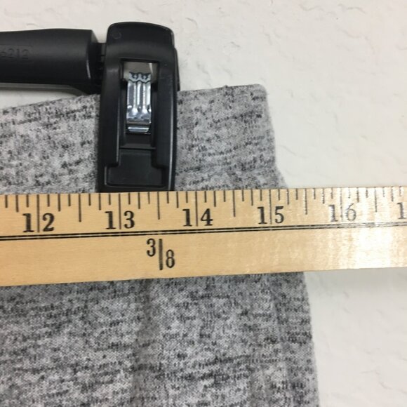 Volume Womens Small Jogger Made in USA Heather Gray 3 White Stripe Drawstring - Picture 7 of 12